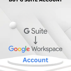 Buy G Suite Account